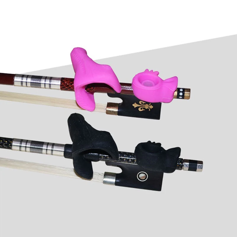 2Pcs/Set Rubber Violin Grip Straightener Finger Trainer For Children Accessories To Ensure Comfort And Skin-friendly