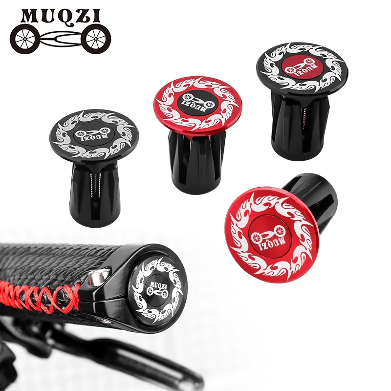 MUQZI Handlebar End Plugs Bike Bar Ends Cap Handlebar Cap For Road Mountain MTB Bicycle