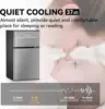 Mini Fridge with Freezer 3.5 Cu.Ft. 2 Door Refrigerator and Freezer Small Fridge for Bedroom Home Office Dorm 5