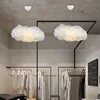 Cloud Pendant Light Dining Table Restaurant  Mall Chandelier Modern White Floating Cloud Hanging Lamp Kitchen Island Decor Light 2
