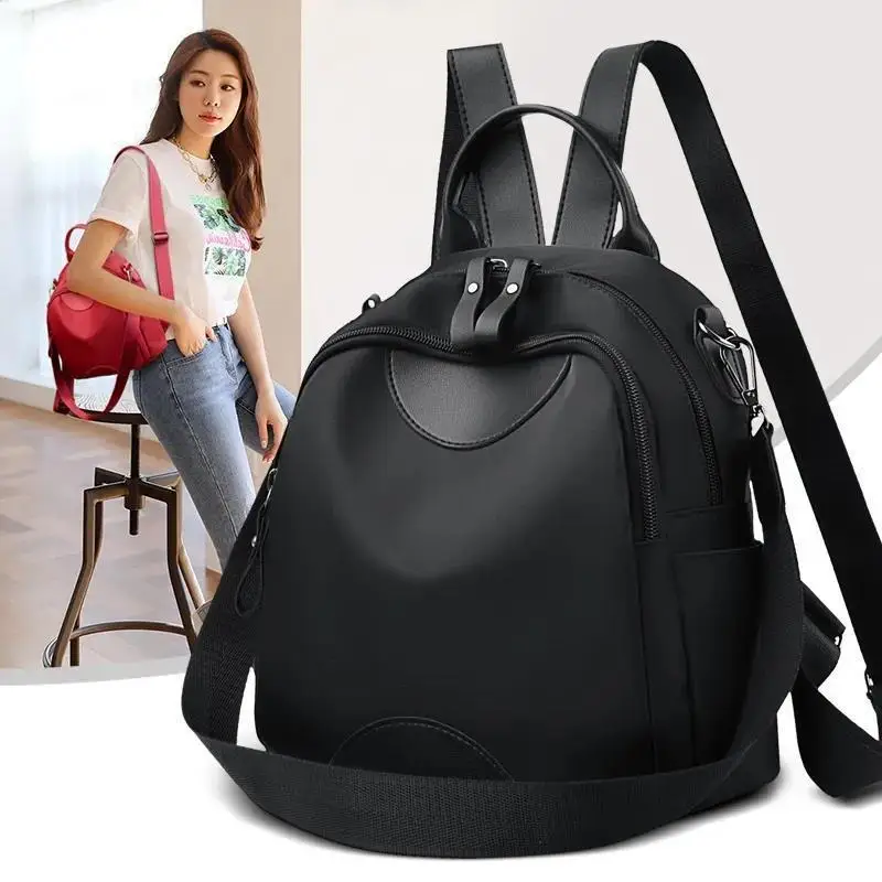 Small Backpack Nylon Women'S Backpack Oxford Cloth Bag