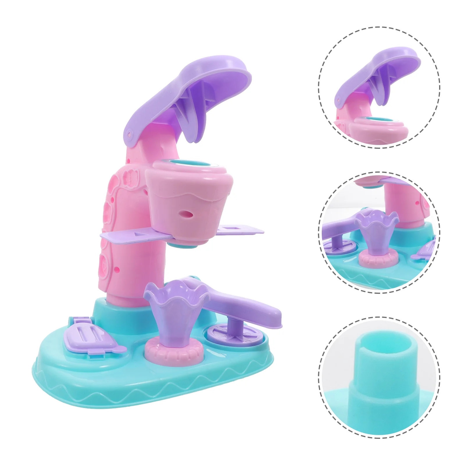 

Ice Cream Machine Kids Funny Toy Playset Puzzle Educational for Maker Early Abs Pretend Toys with Modeling Clay Child Kidcraft