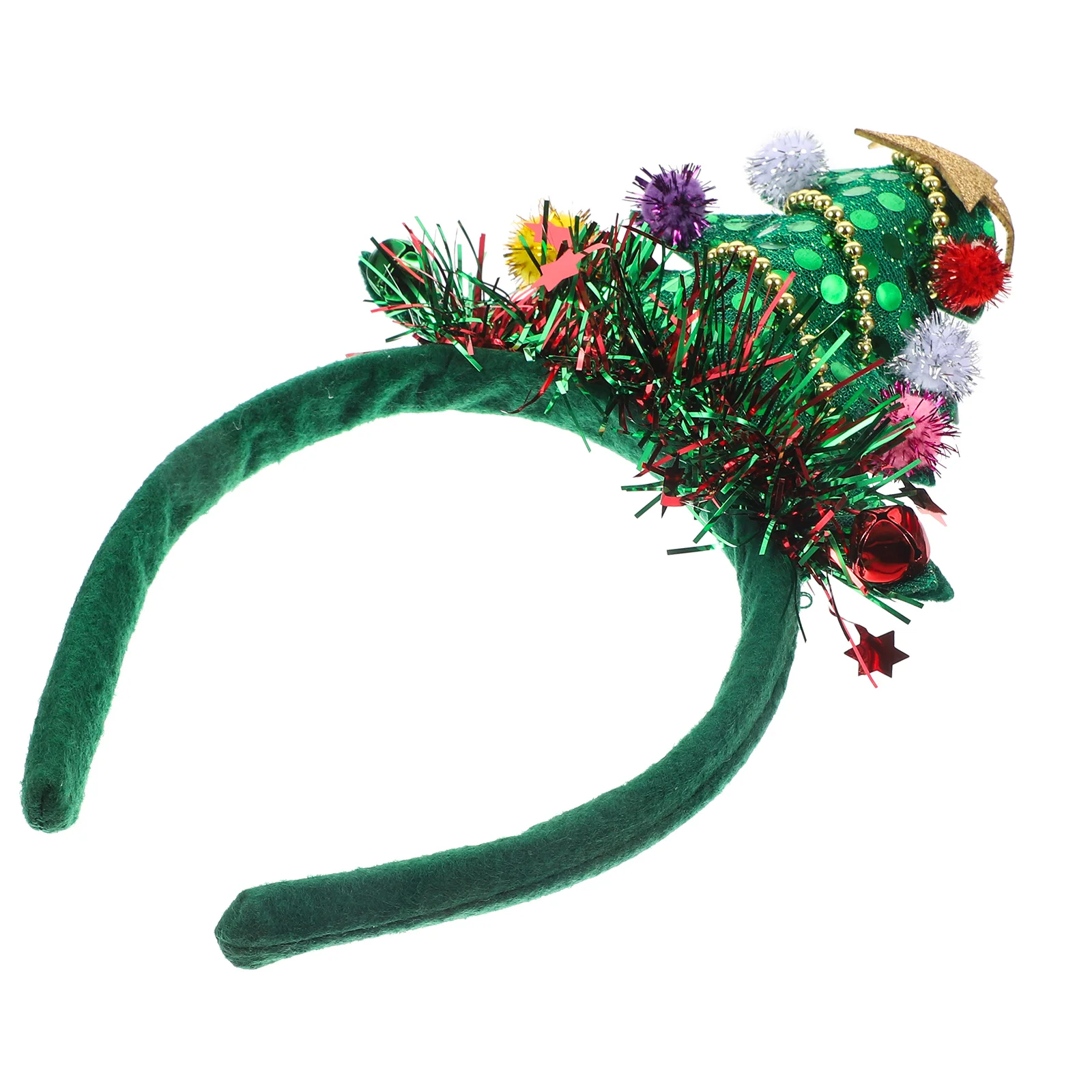 

Christmas Tree Xmas Hair Accessories Party Headband Gift Women Plastic Girl Child Glitter