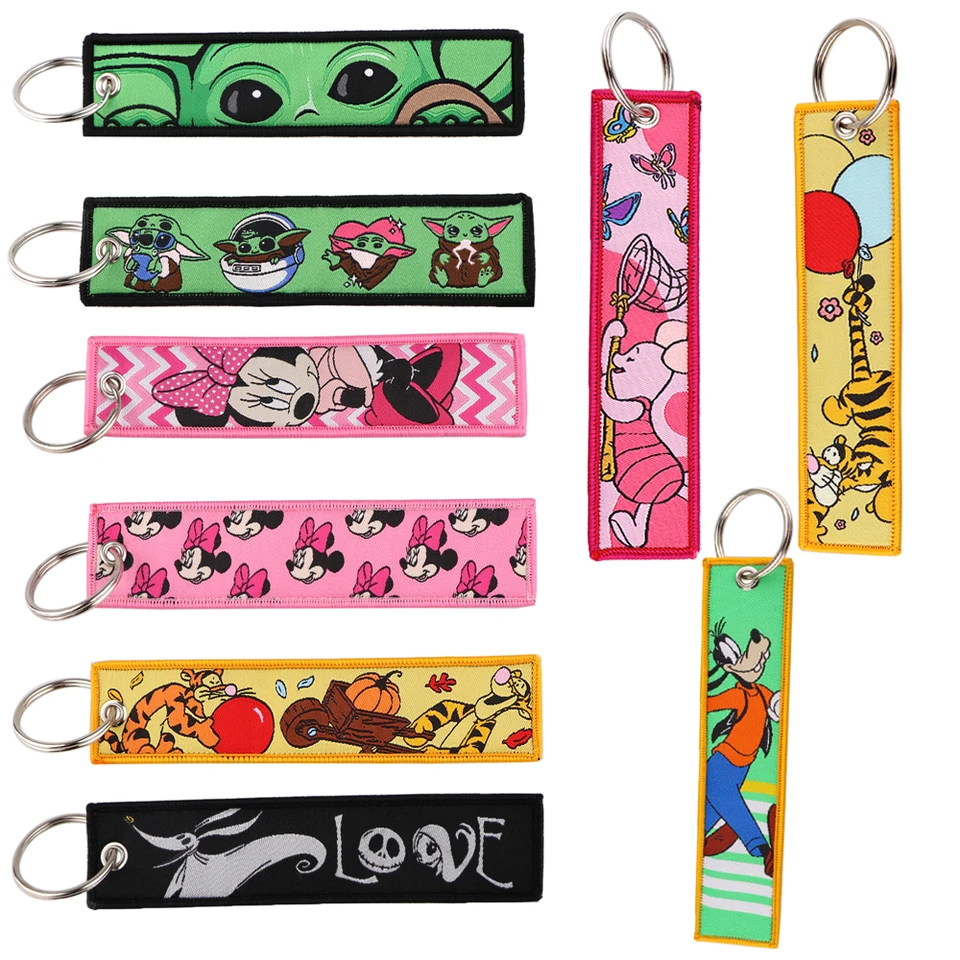  Theme Parks Disney Key Chain Epcot Mickey Flags Silhouette New  : Clothing, Shoes & Jewelry