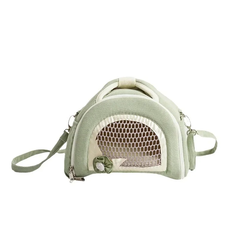 Breathable Pet Bag Small Pet Carrier Bag Breathable Comfortable Pet Travel Tote Bag Sling for Hamster Guinea Pig Rabbit Hedgehog view 5