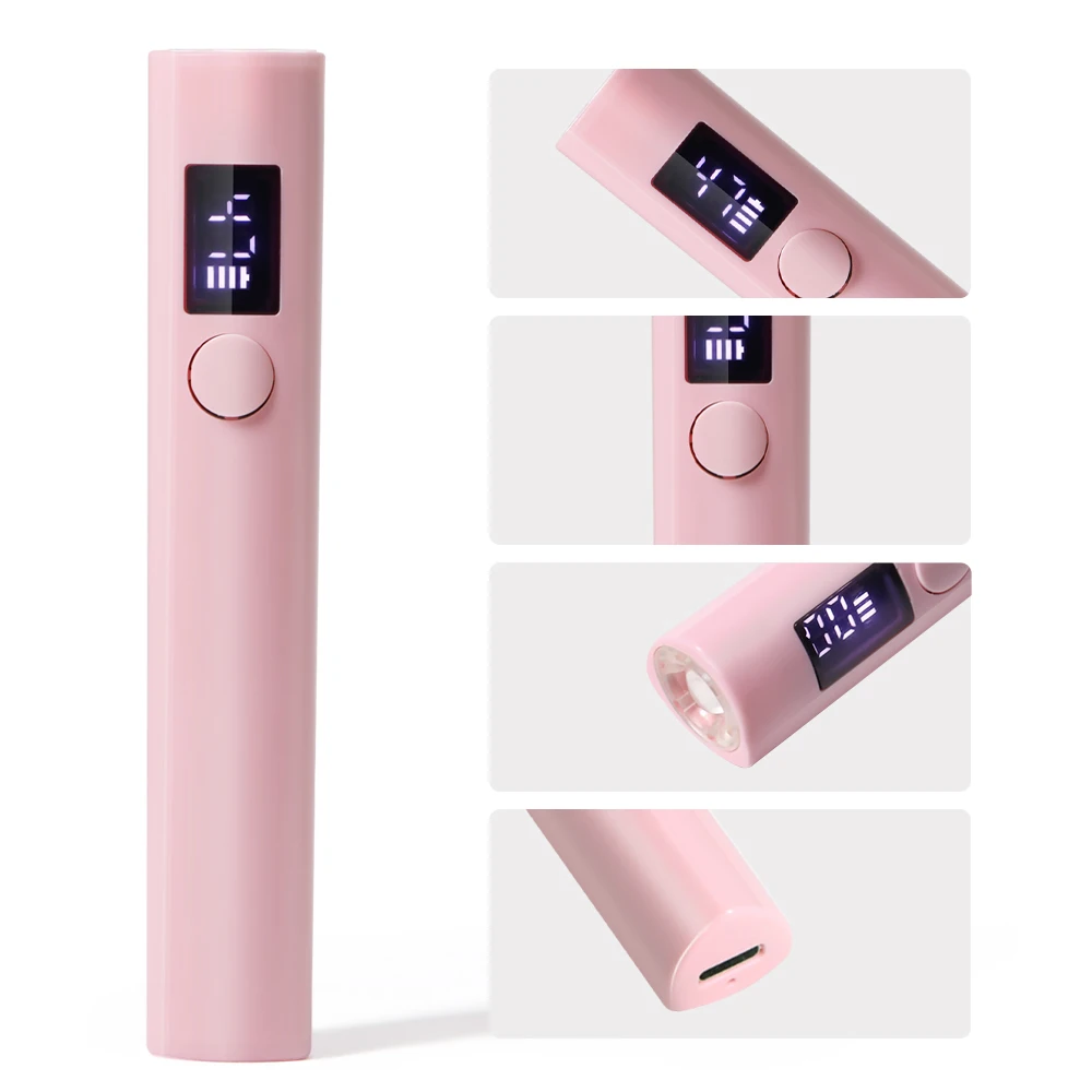 YIKOOLIN Uv Led Nail Lamp Mini UV Light For Nails - UV Light For Gel Nails Handheld Portable Led Nail Lamp For Curing Gel 3