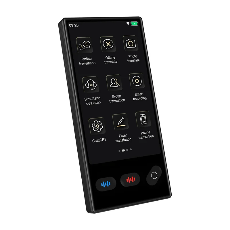 S35 Language Translator Device ChatGPT 148 Languages Smart Ai Voice Translating 18 Offline Pocket Dictionary Offline Translation