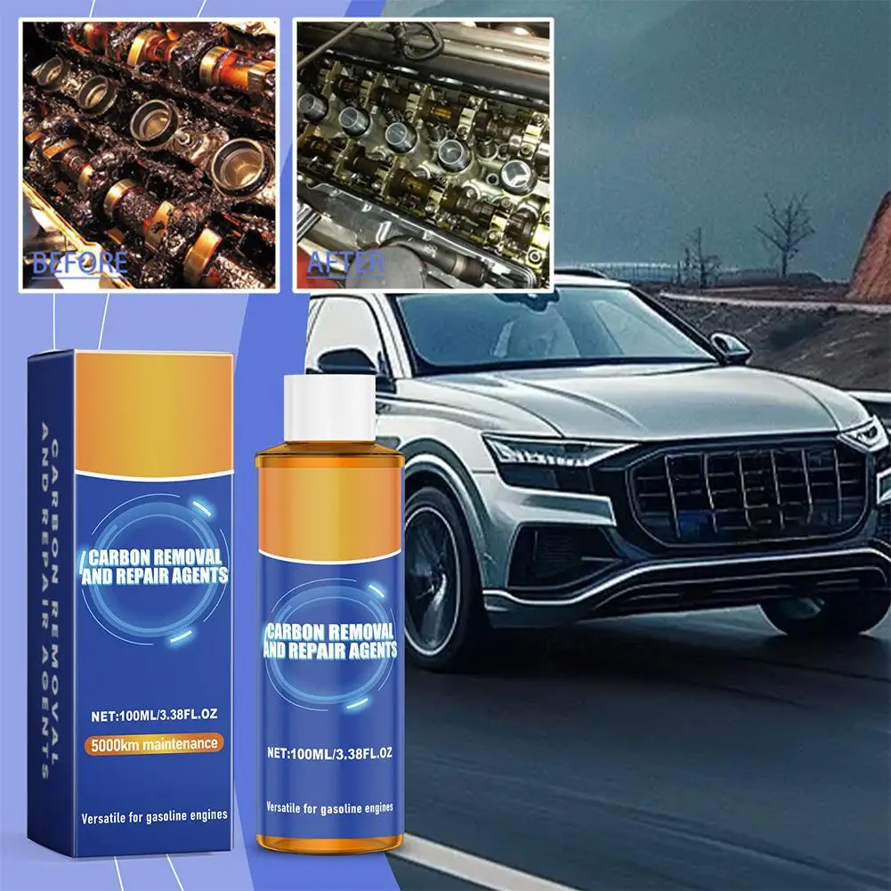 100ml Car Engine Decarbonization Repair Agent Oil Accessories Engine Noise Reduce Anti-wear Protection Decarbonizati G1P3