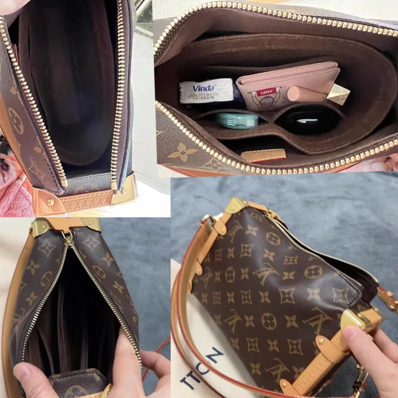 Soft andLight】Bag Organizer Insert For Lv Tote ON THE GO Onthego OTG  Organiser Divider Shaper Protector Compartment Inner BAG - AliExpress