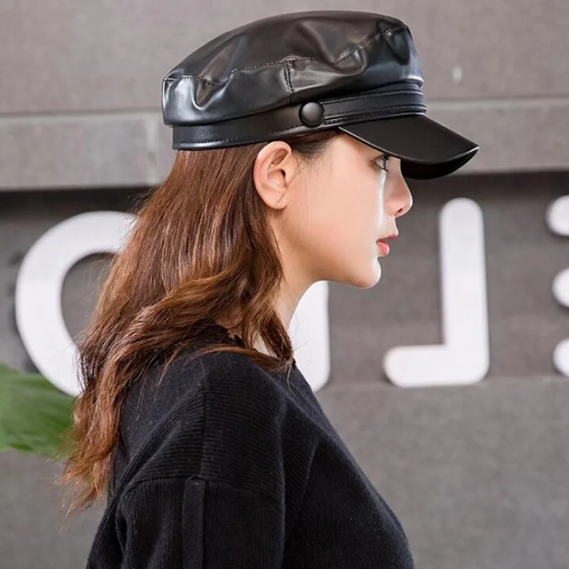●TATIANA● Cityscape Buckle Sailor Cap HT8155 2 Colors 5006 MUSINSA | TATIANA Classic Button Suede Sailor Cap HT8150 2