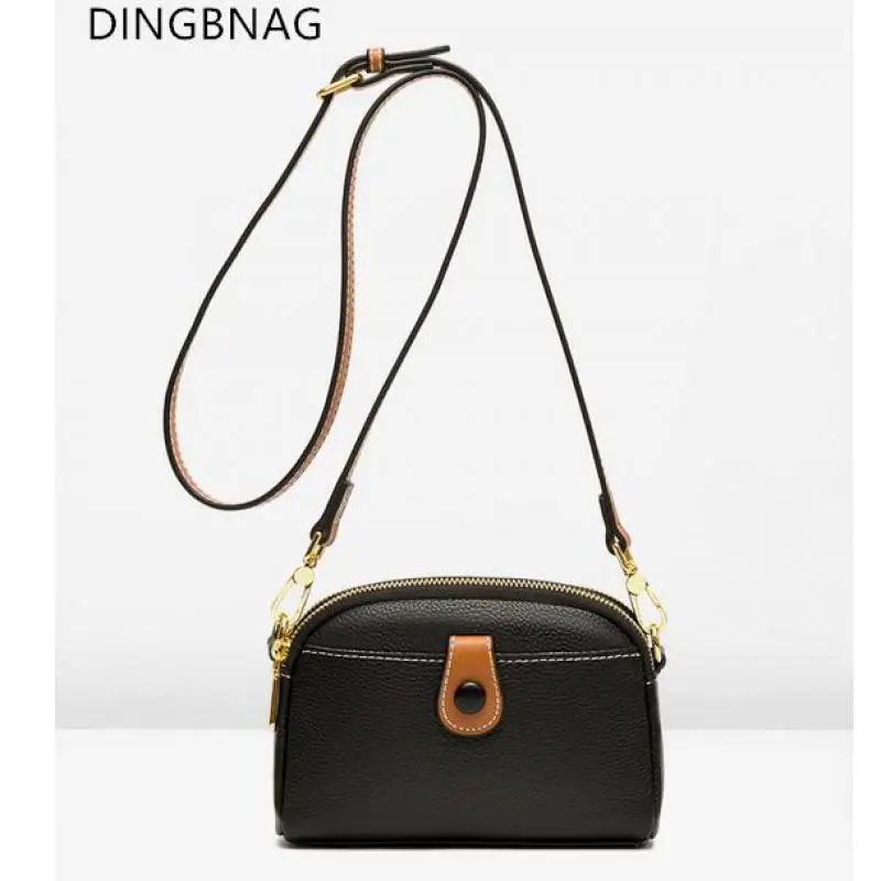 

Genuine Leather Women's Bag Messenger Small Bags 2023 New Fashion All-match Shoulder Bag Head Layer Cowhide Large-capacity Bag