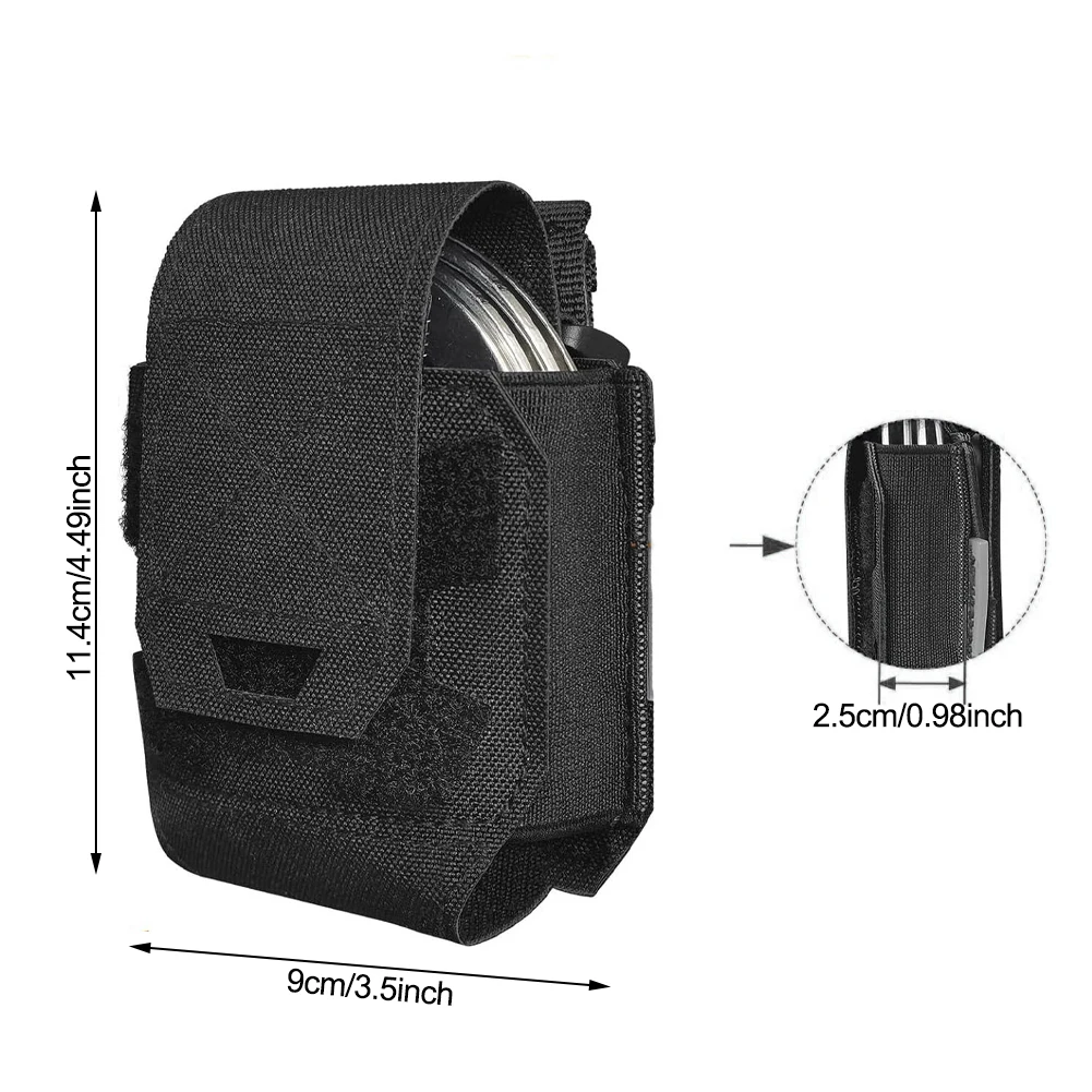 Shackles Holder Tactical Handcuffs Molle Pouch Case Universal Holster Quick Release Standard Cuffs for Vest