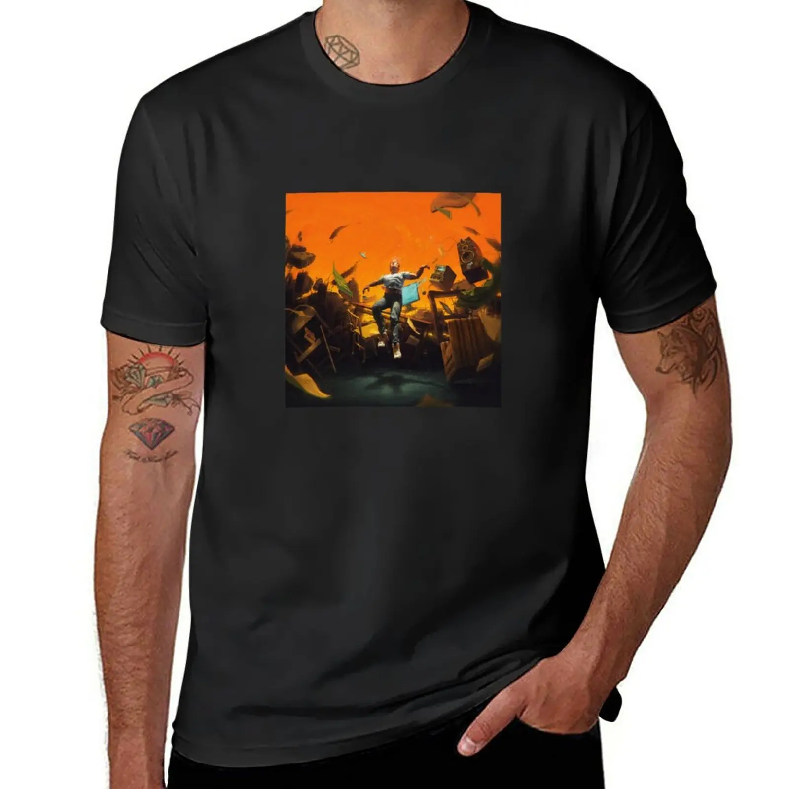 

Logic No Pressure T-Shirt tops sports fans Blouse blanks Short sleeve tee men