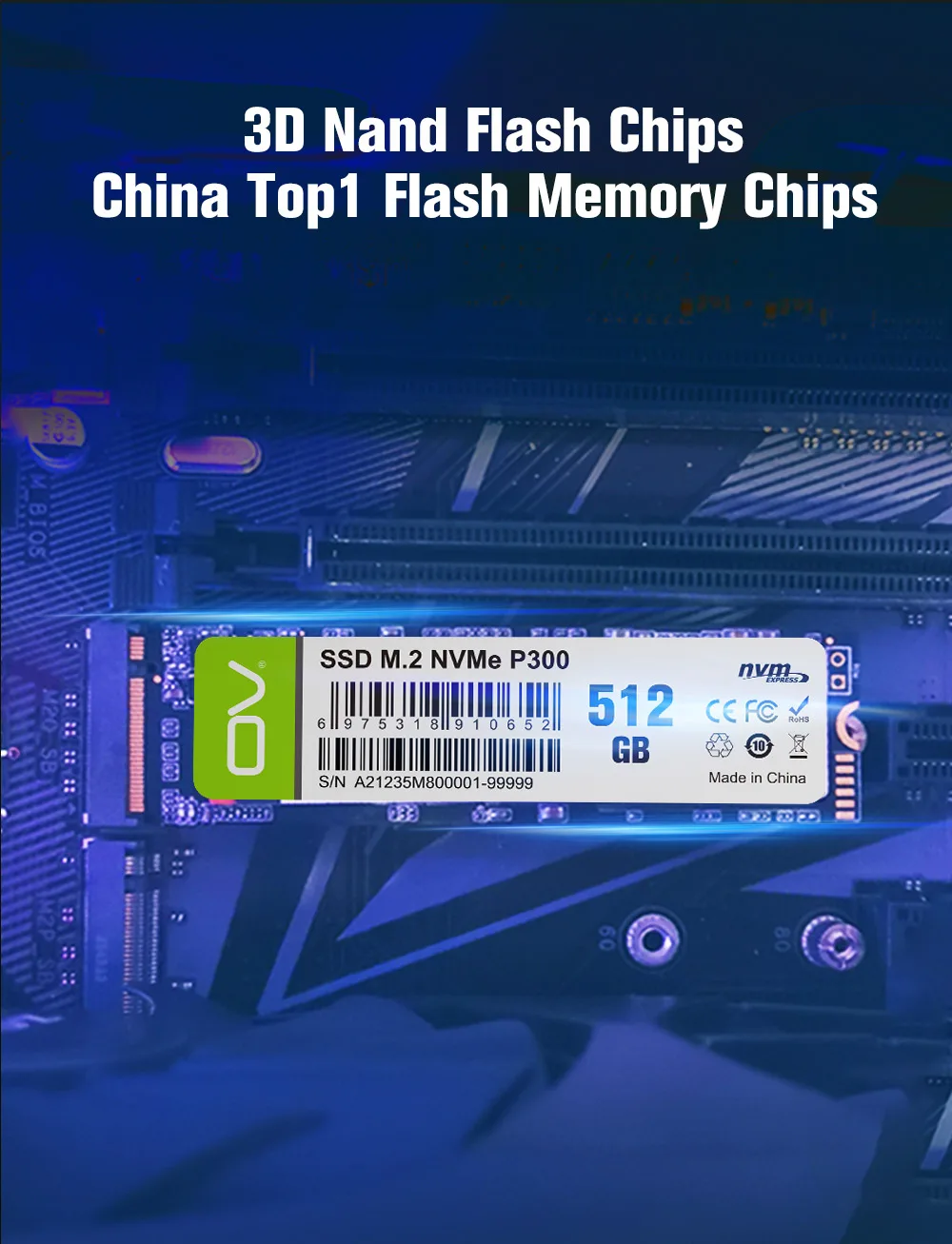 OV SSD Nvme M2 1TB 2TB 128GB 256GB 512GB HD Notebook Internal State Solid Drive Steam Deck M.2 PCIe 2280 Hard Disk Heat Silk DIY