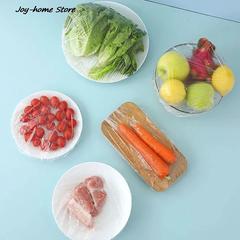 Reusable Food Storage Covers Keep Fresh Food Plastic Wrap 100