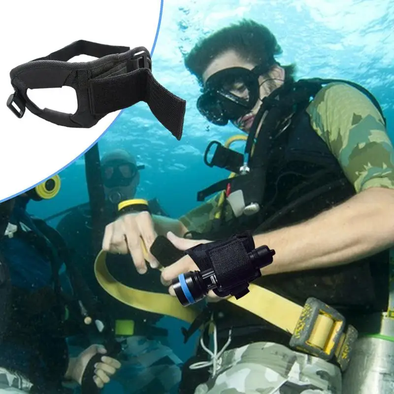 Flashlight Wristband Adjustable Flashlight Holder Wrist Strap Gloves Electric Torch Holder Hand Arm For Outdoor