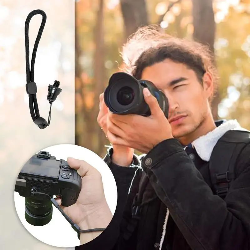 Versatile Digital Camera Wrist Strap with Secure 1/4 Screw Attachment