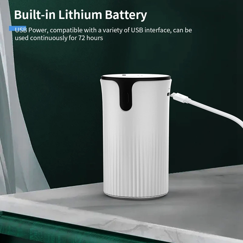 

1Set Car Mount Mini Portable Diffuser Timing Essential Oils Ultrasonic Nebulizer White