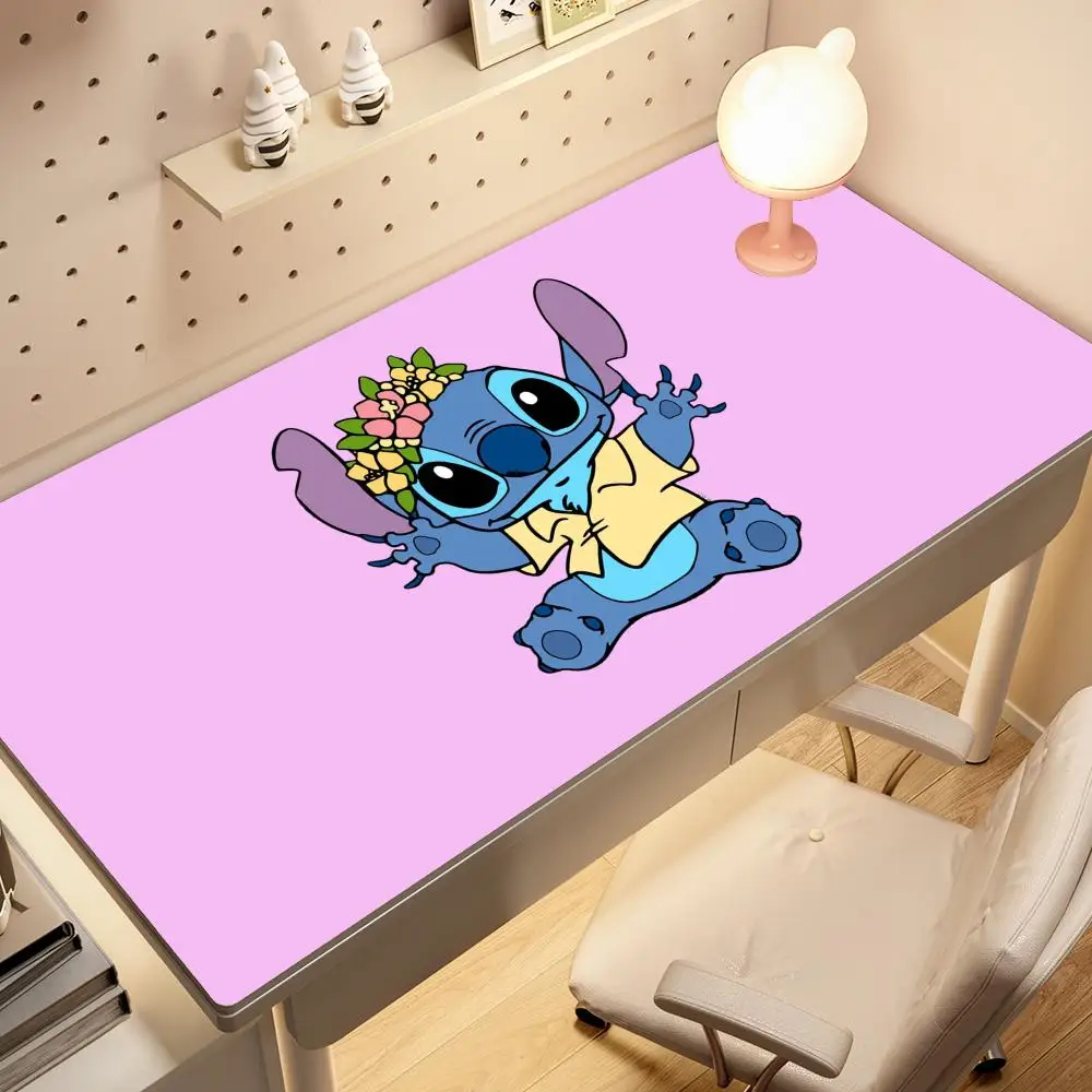 Large Kawaii Stitch Anime Mouse Pad - Non-Slip Gaming Desk Mat