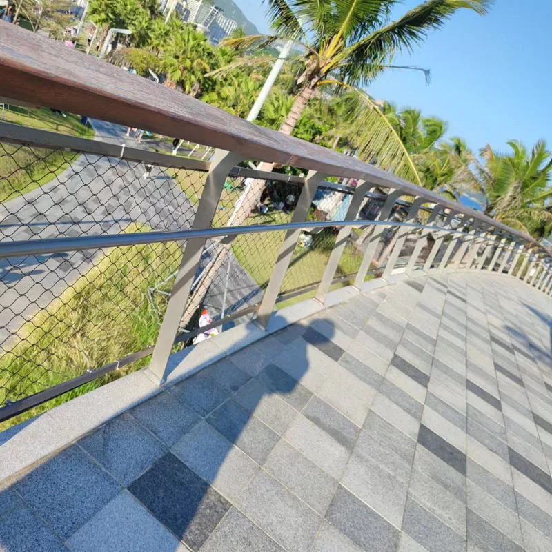 SS 304 X Tend Safety Netting for Garden Fence with Flexible Stainless Steel Cable Mesh 2.0 MM