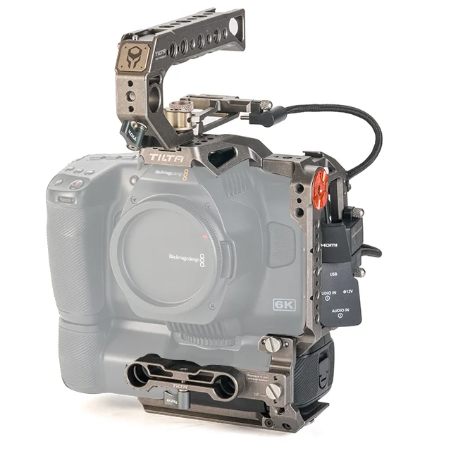 

Camera Cage Tilta TA-T11-B Basic Kit for Blackmagic Pocket Cinema Camera BMPCC 6K Pro with 1/4"-20 Threads(No Camera)