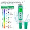 PH Meter Tds Tester Digital ORP EC Salinity H2 S.G Spa Aquarium Water Test Tool Solution Fertilizer Resistivity Test Instruments 5