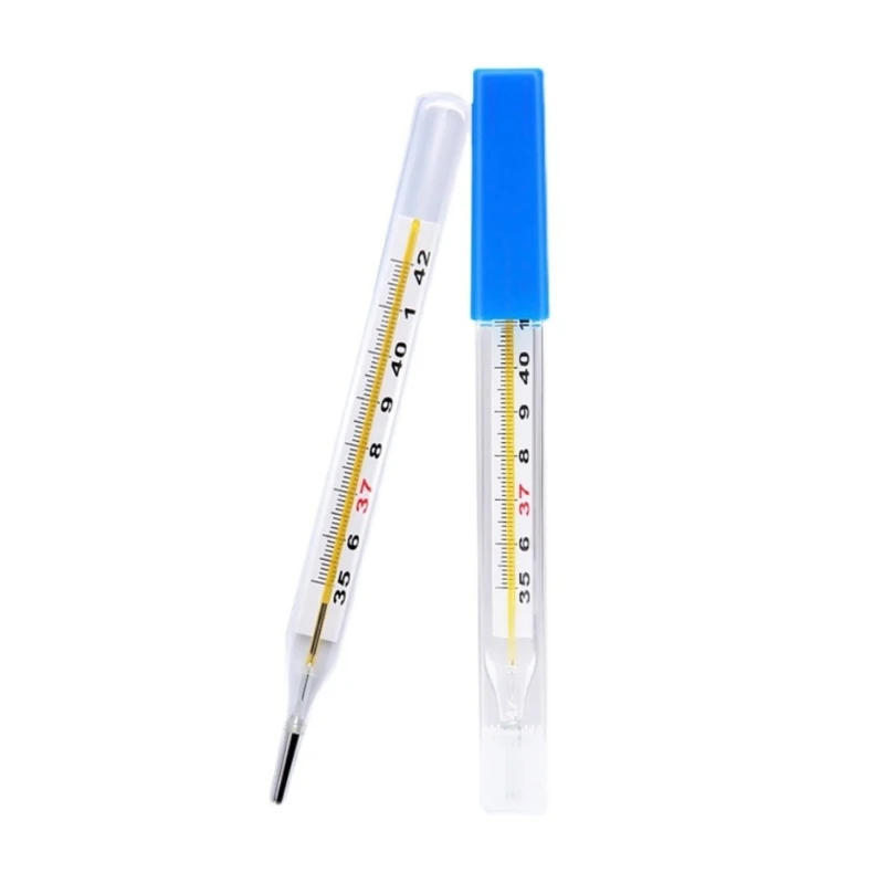 Glass free thermometer classic traditional clinical household dual scale accuracy