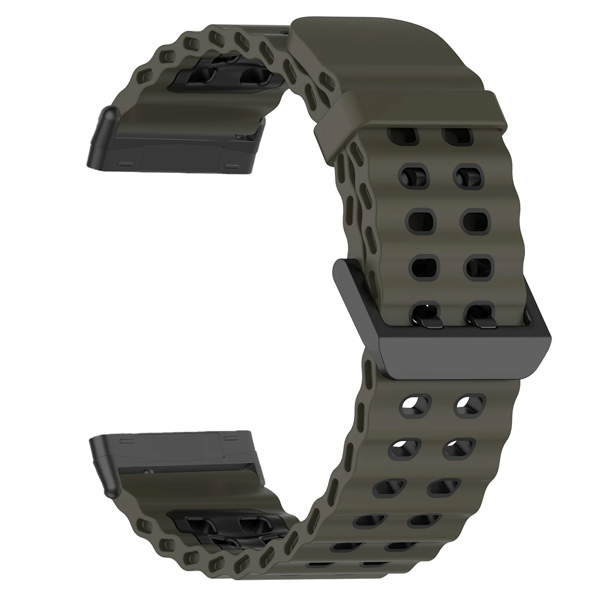 Marine Two-Tone Silicone Ocean Band - Breathable Sport Bracelet