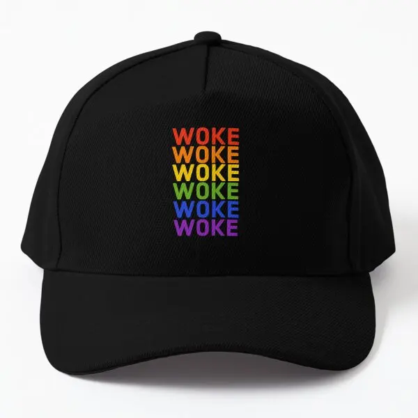 

Woke Baseball Cap Hat Sun Mens Spring Bonnet Solid Color Hip Hop Outdoor Casual Boys Sport Black Summer Printed Casquette