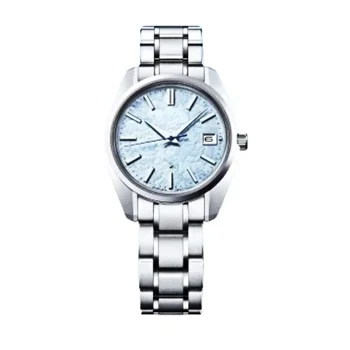 Impermeável Quartz Watch com Aço Strip, 40mm Case, Sapphire Glass, Bubble Mirror, Adequado para o Japão Vj52, Novo Estilo, GS Logo, Movimento