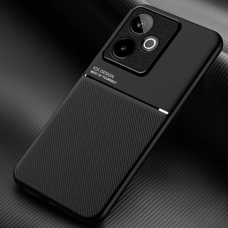 Luxury Magnetic Leather Soft Phone Case - Silicone Protective Cover