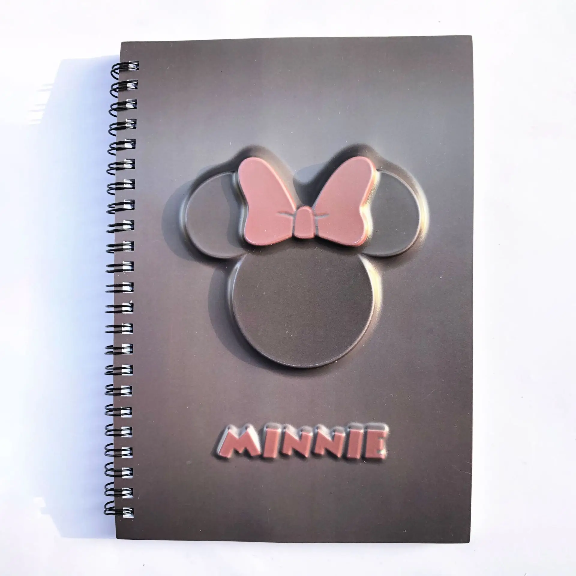 Carnet de notes à spirale Disney Minnie Stitch, carnet doublé, papier  quadrillé vierge, journal intime, carnet de croquis, fournitures scolaires