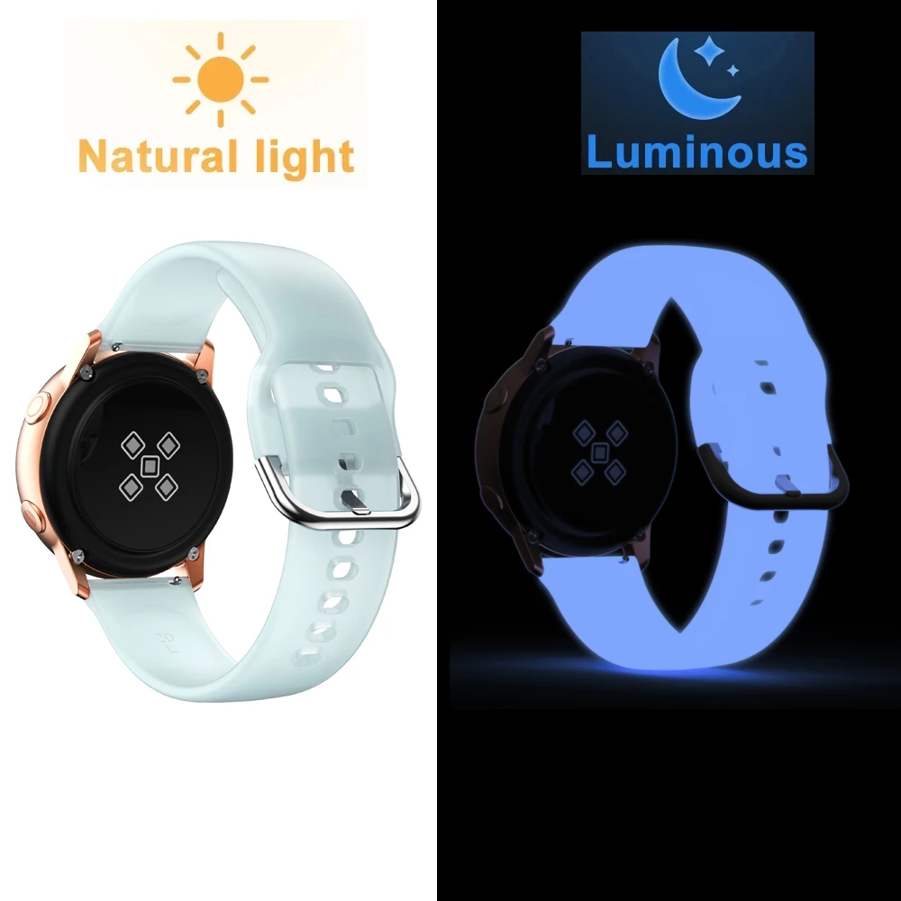 20mm Luminous Glowing Watch Band For Samsung Galaxy Watch