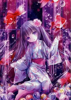 Woman/cute/moe/japan/anime/manga/beautiful - Stock Illustration
