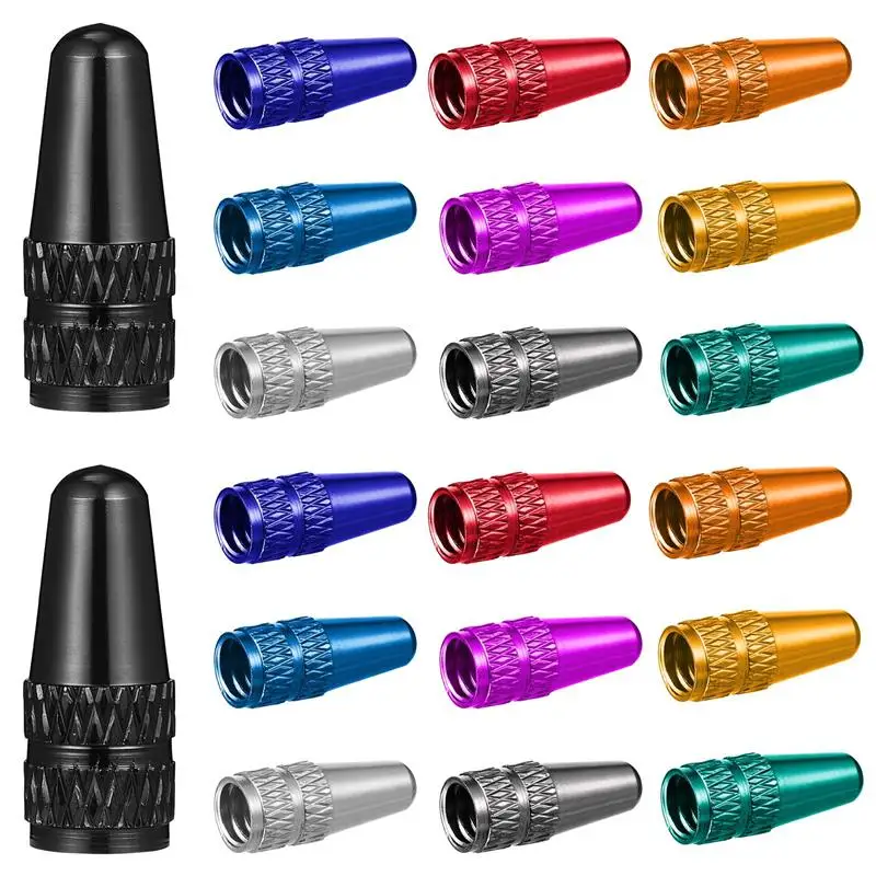 

Caps S Tire Presta French Bike Cap Stem Aluminum Alloy Style Core Nuts