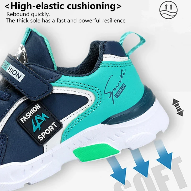 Scarpe da corsa per bambini Scarpe da ginnastica da basket per ragazzi Scarpe per bambini Scarpe da tennis sportive comode per esterni - immagine 5