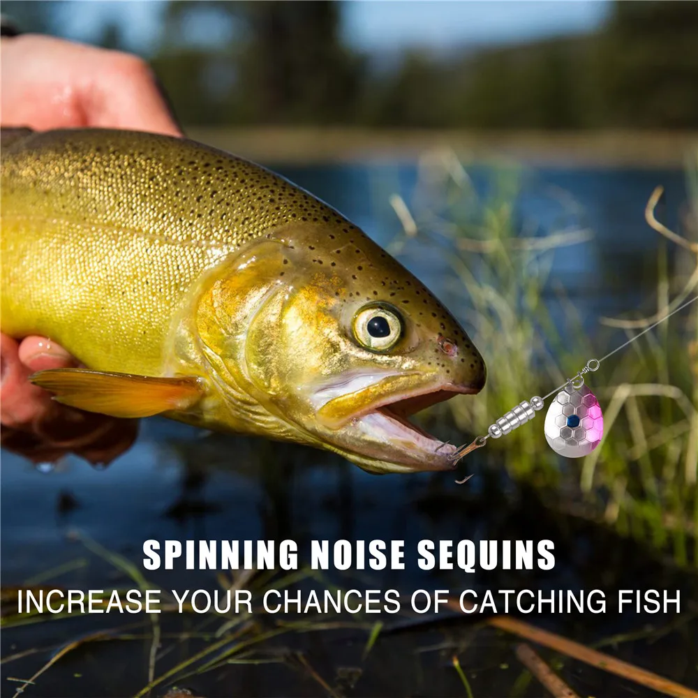 20Pcs Spinner Angeln Colorado willow klingen für lure machen DIY Angeln Zubehör spinnerbait Salzwasser Walleye Rig Tackle – Detail 9