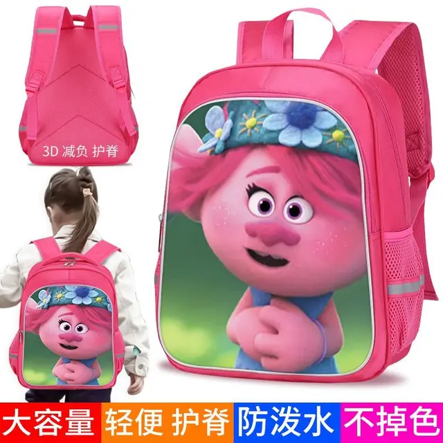 Trolls Cartoon Bobbi Bran Chef Cartoon Peripheral New Kawaii Cute School Bag  Stationery Box Creative Backpack Storage Bag Gift - AliExpress