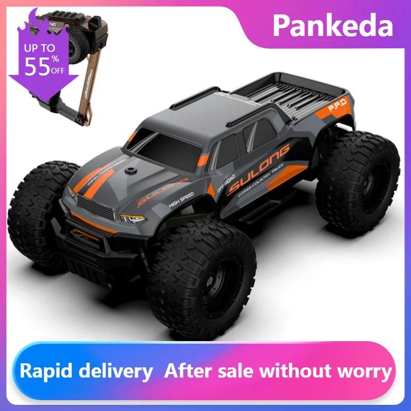 

Скоростной Радиоуправляемый внедорожник 4WD 8 км/ч, модель «сделай сам», монстр-Трак с дистанционным управлением 2,4 ГГц для взрослых и детей