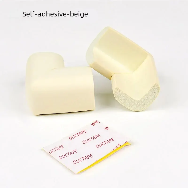 Creamy-white [thickened anti-collision angle] 10 pieces