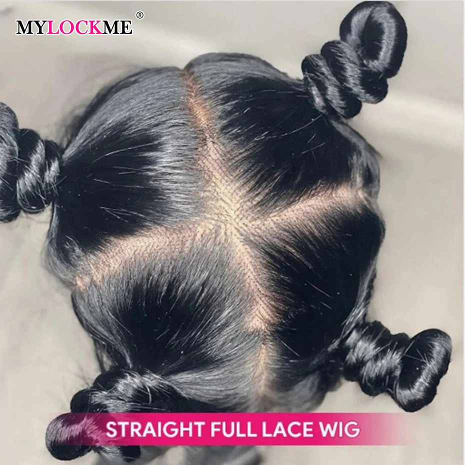 360 Full Transparent Lace Wig Brazilian Bone Straight 13x4 13x6 HD Lace Front Wigs Pure Full Wig Remy Human Hair For Women human hair wig