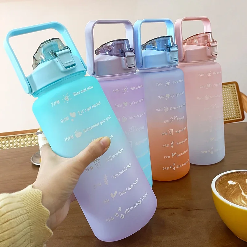 Water Bottle Motivational Drinking Sports Water With Time Marker Stickers Portable Reusable Plastic For water bottle,sports water bottle,sports bottle,plastic water bottle