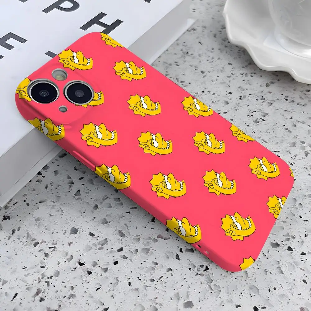 Whimsical Cartoon Simpsons Phone Case | All-Inclusive Tough Personalized Cover