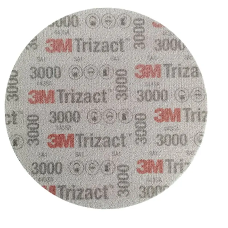 3M Trizact Foam Disc Sandpaper 3/6 Inch 15PC 3000-5000 Grit Self Adhesive Car Paint Surface Polishing