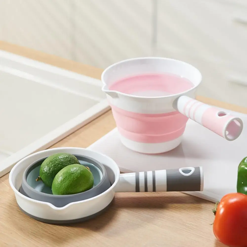Convenient Kitchen Water Ladle Space-saving Kitchen Water Scoop Foldable Tool Camping Folding Scoop
