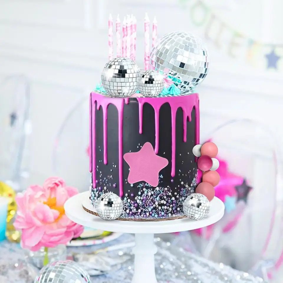 Coroncina E Cappellino Per Primo Compleanno Oro Rosa – Set Festa Per Bambine Con Glitter E Numero 1 - 3