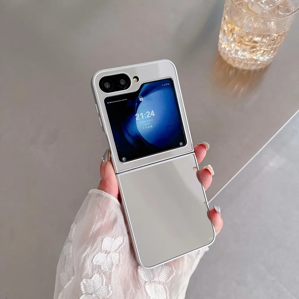 Luxury Mirror Surface Colorful Frame Protective Phone Cover