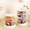 360° Rotating Makeup Organizer - Transparent, Multi-Layer Storage for Cosmetics, Hair Accessories & Jewelry - Easy Assembly 5