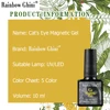 Rainbow Ghini 10ml Green Color Gemstone Cat Eye Gel Nail Polish Pretty Semi-permanent UV LED Gel All For Manicure Decorate 3
