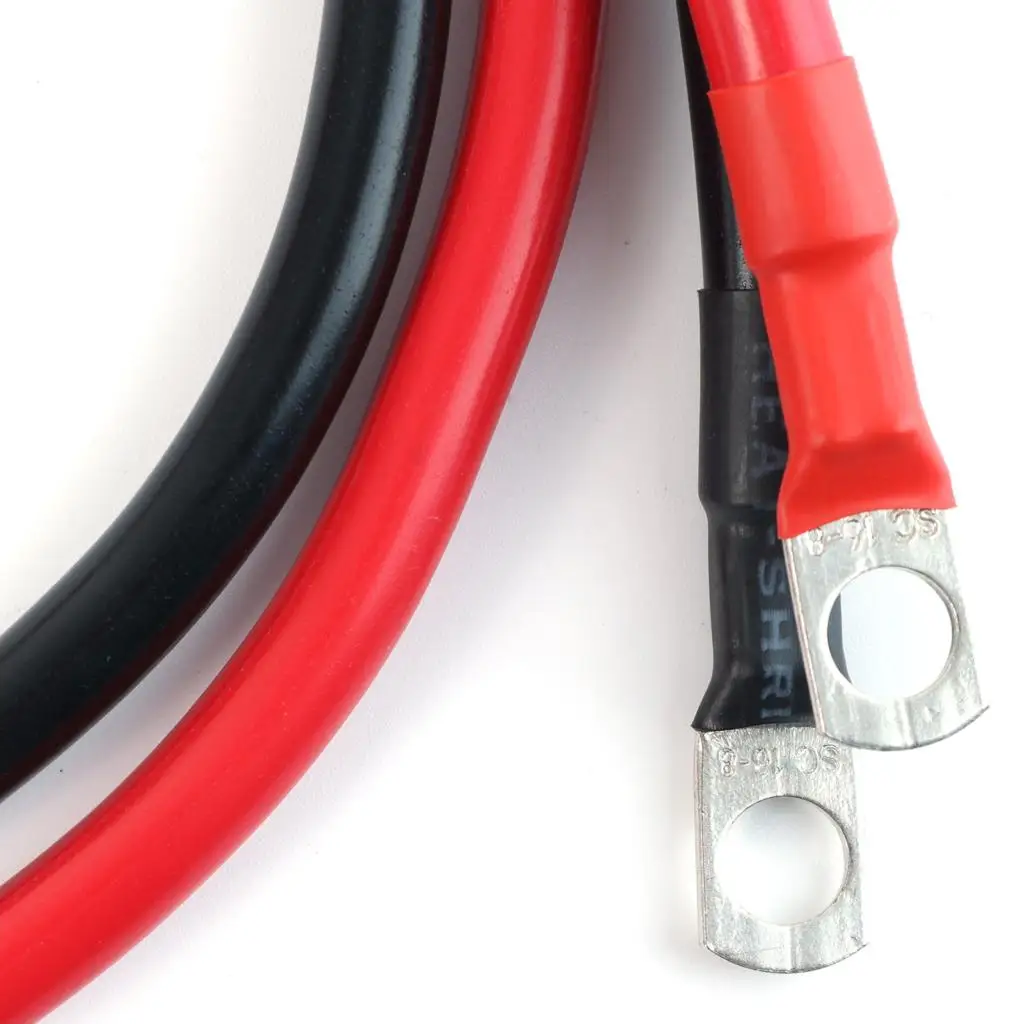 5Awg 5 Gauge Batteria Inverter Cavi Negativi Positivi Set 16 Mm2 100Cm 39 Pollici Per Camion Camper Rv Ev Hev Bev Tesla Toyota Honda